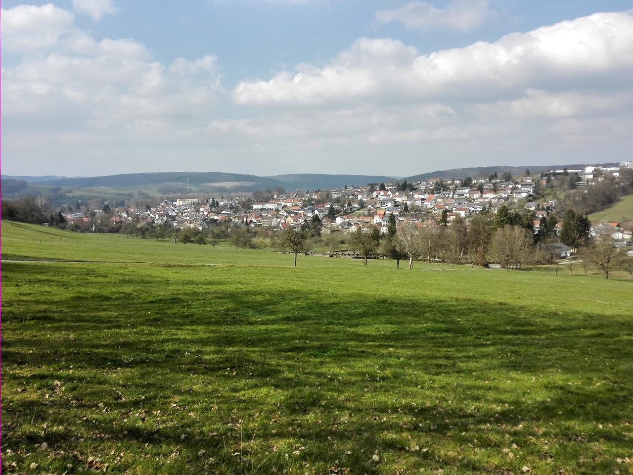 Blick auf Bad König