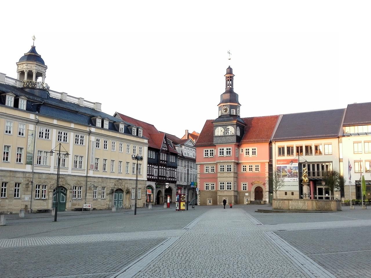 Der Marktplatz von Eisenach
