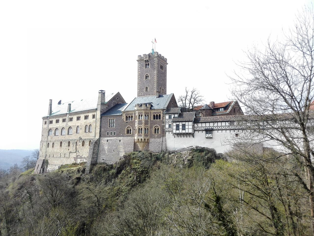 Die Wartburg, UNESCO Weltkulturerbe am Nordrand des Thüringer Waldes