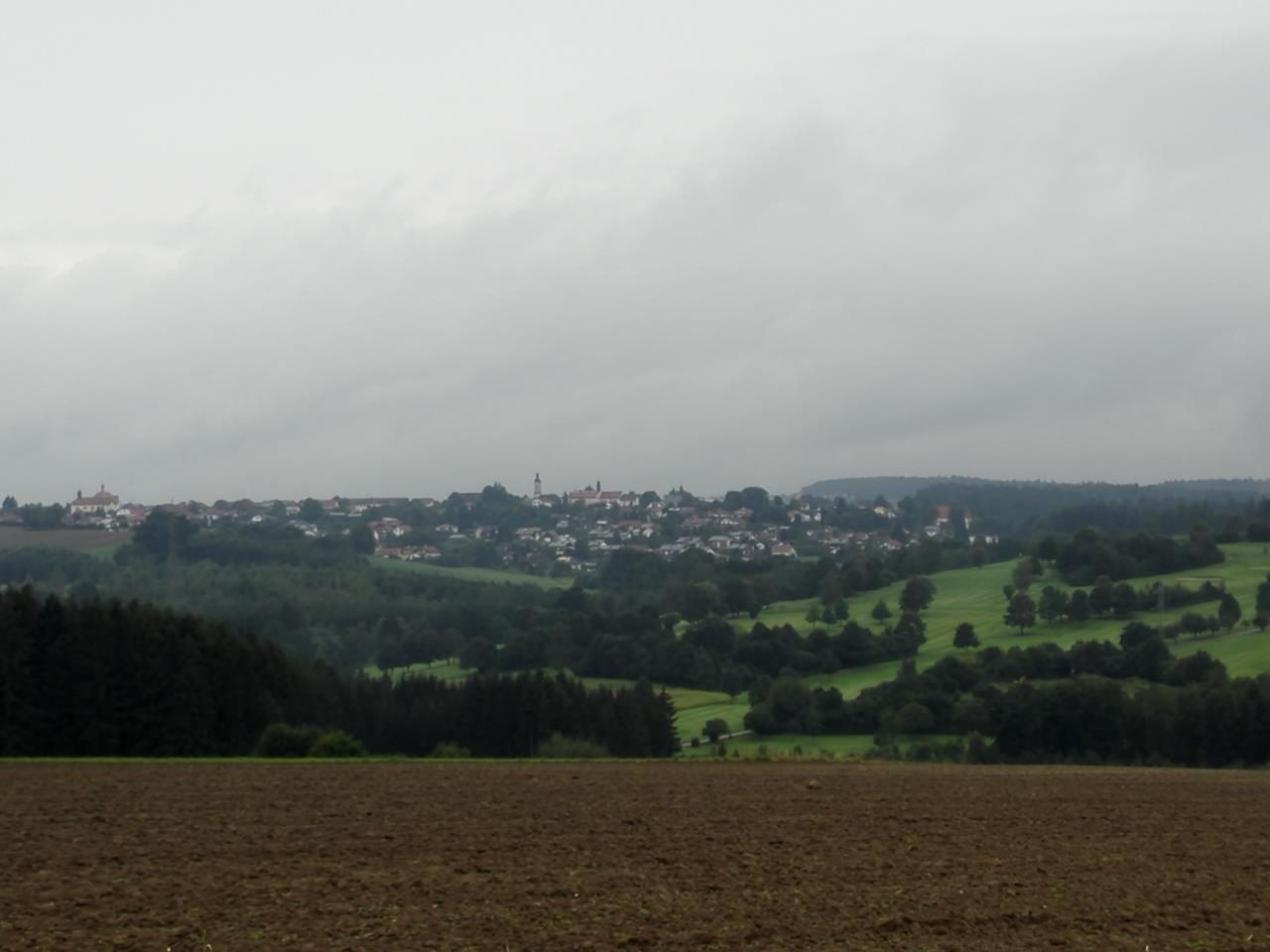 Blick von Kellberg aus in das Passauer Land