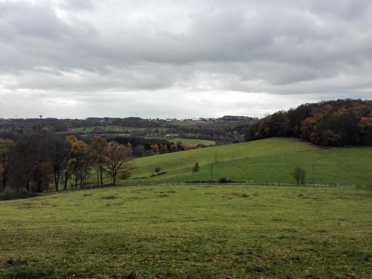 Weite Blicke in die Landschaft vom Fuße des Winterbergs