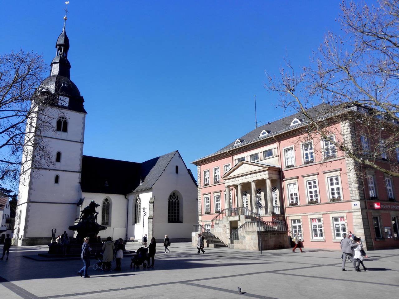 In der Altstadt von Detmold