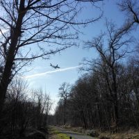 Wandern in der Einflugschneise