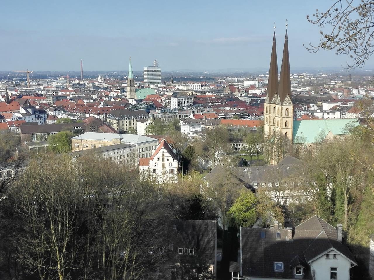 In der Altstadt von Bielefeld