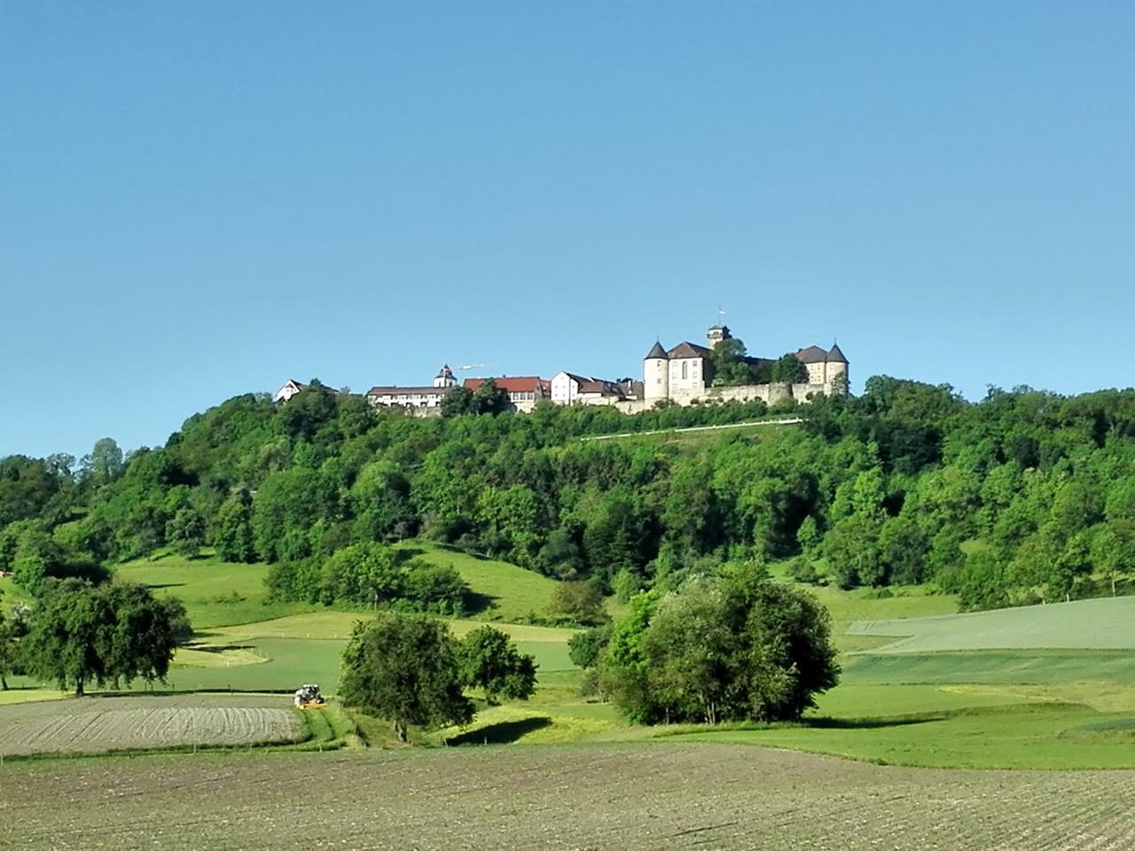 Auf dem Balkon der Hohenlohe