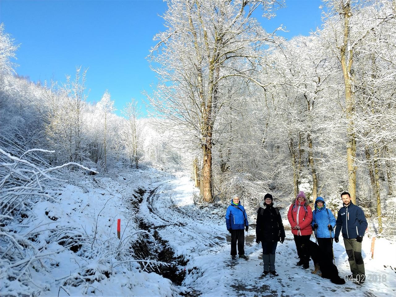 Hürtgenwald: Vier Täler im Schnee