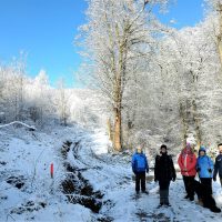 Hürtgenwald: Vier Täler im Schnee