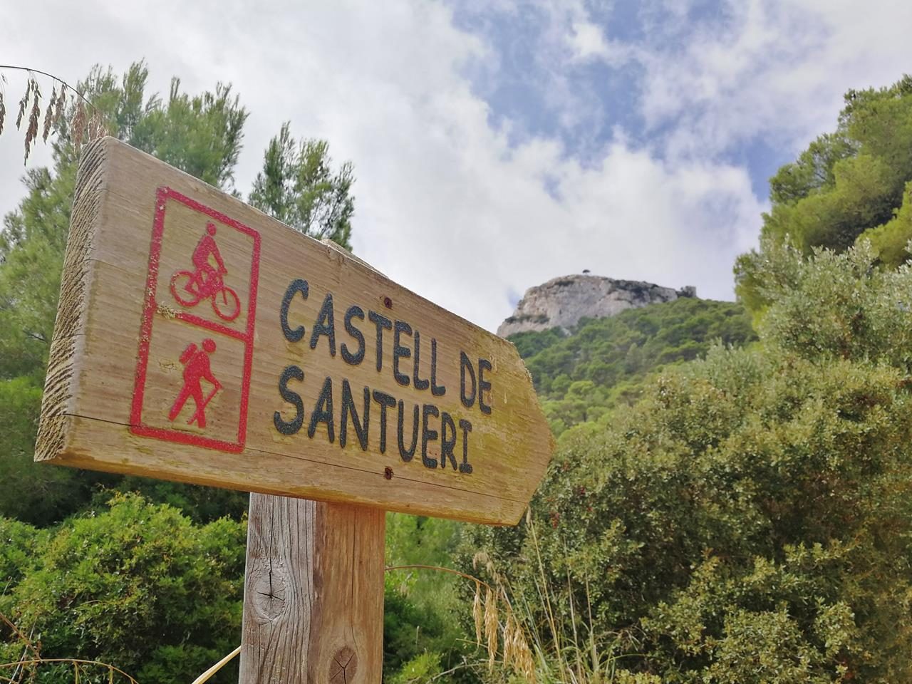 Rauf auf den Puig de Santueri