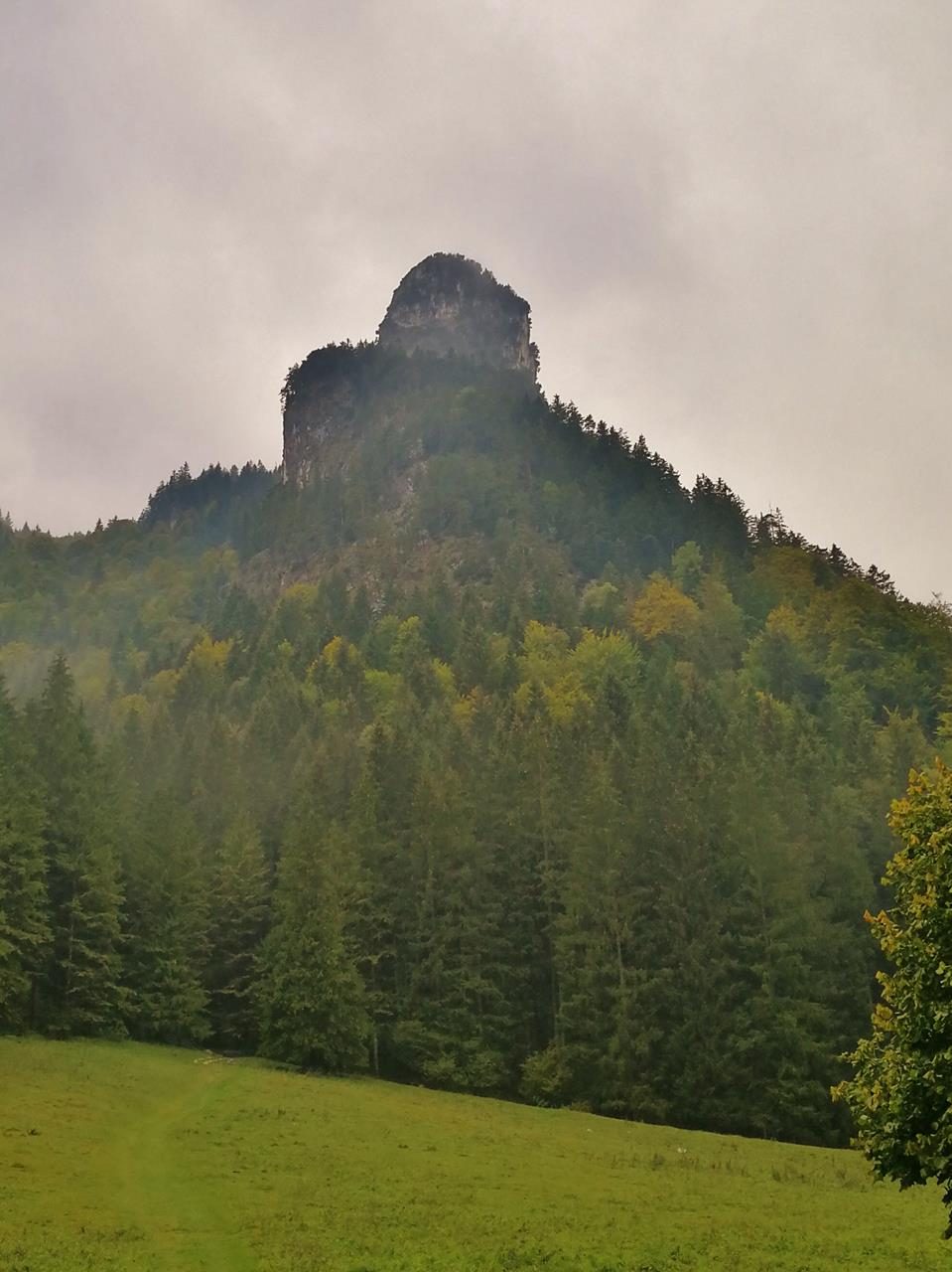 Im Regen auf den Kofel