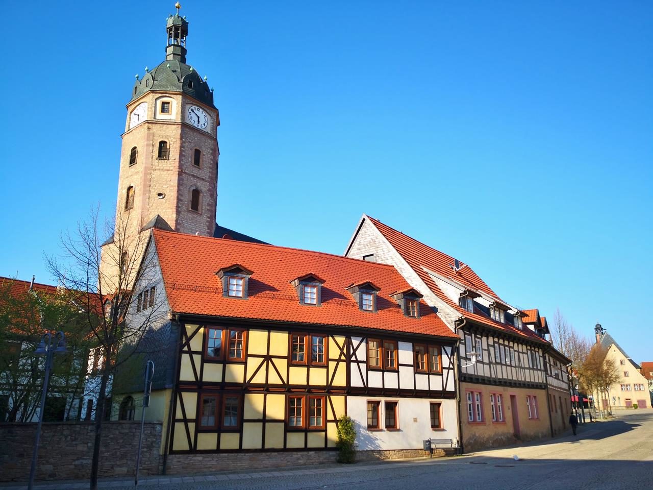 Am Rosarium in Sangerhausen