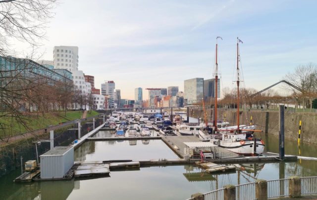 Im Medienhafen Düsseldorf