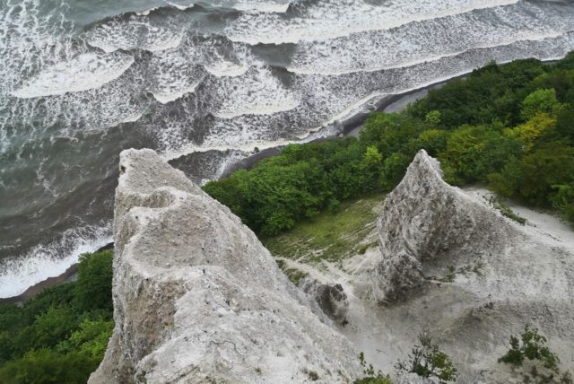 An den Kreidefelsen von Rügen