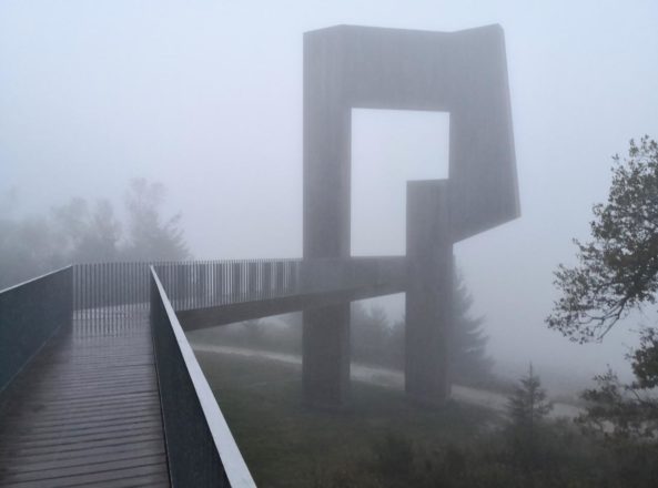 Erbeskopf im Nebel