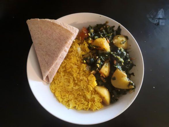 Indisches Spinat-Kartoffel-Curry