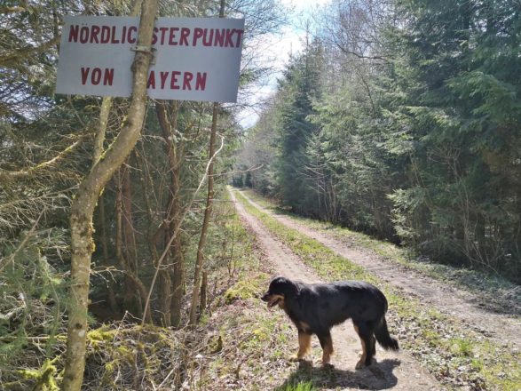 Am nördlichsten Punkt von Bayern