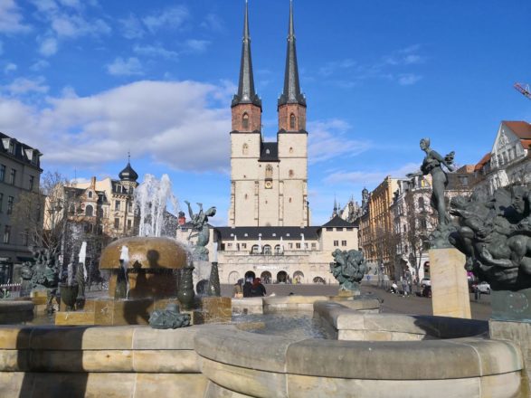 Ein Tag in Halle an der Saale