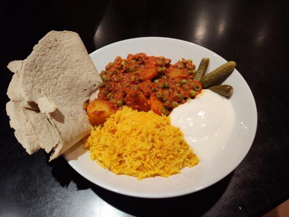 Erbsencurry mit Kartoffeln