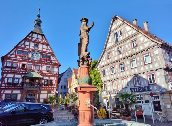 In der Altstadt von Besigheim