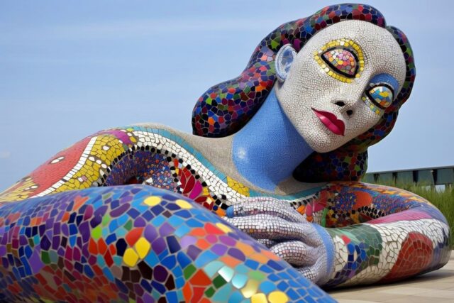 Skulpturen á la Niki de Saint Phalle