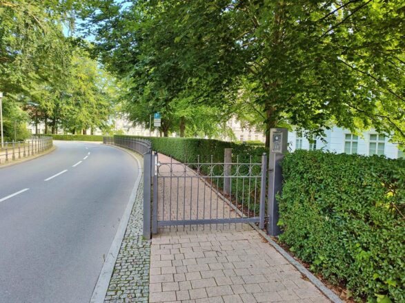Wo selbst Gehsteige privat sind